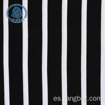 Nuevo diseño rayado tejido de spandex de rayón de punto jersey